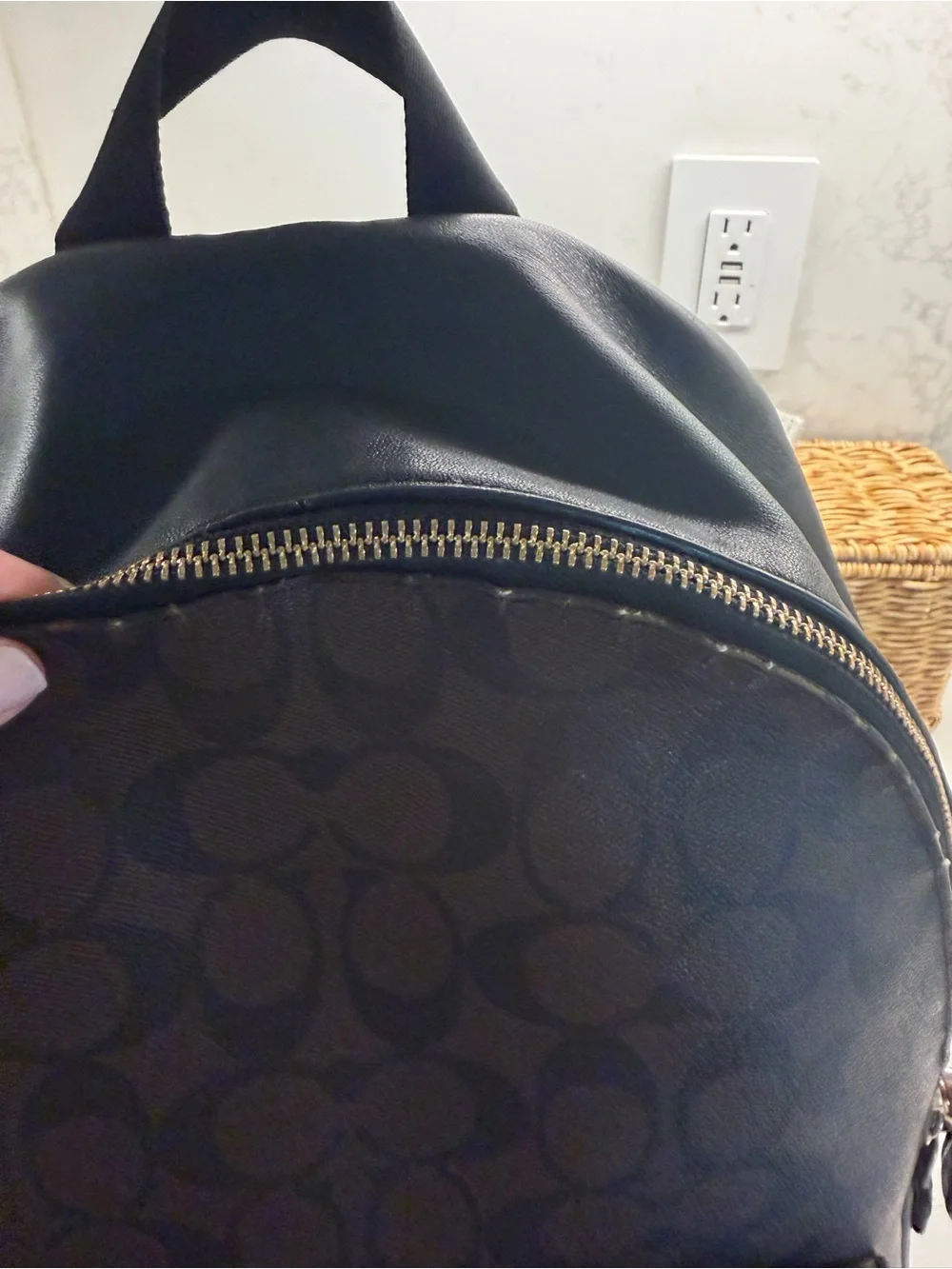 Coach backpack featuring